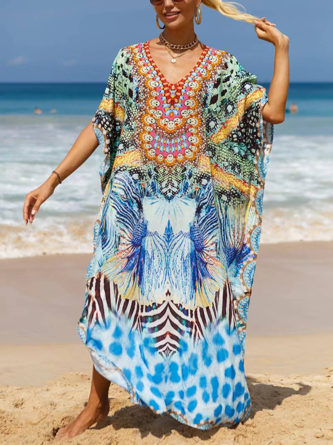Bohemian Printed Kimono 19 Colors