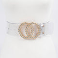Transparent Waist Belt W/Stone Buckle.
PB8028