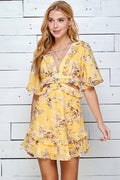 Floral Print Ruffle Everyday Dress 5101IMD