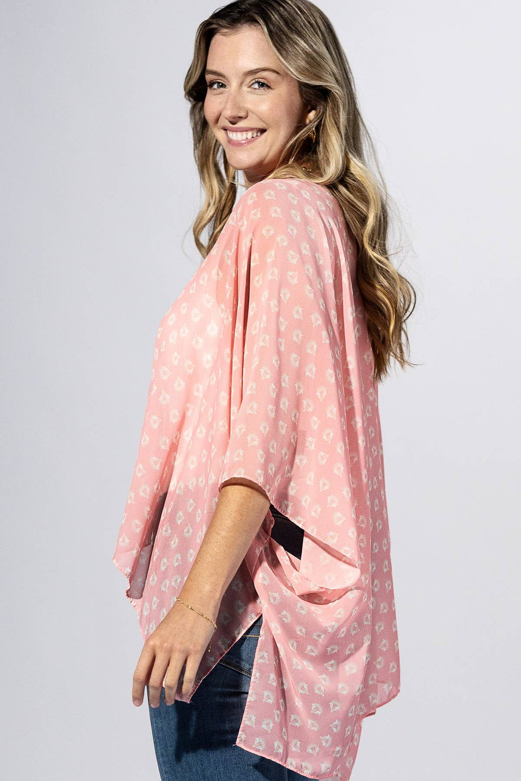Peony Ditsy Blossom Kimono