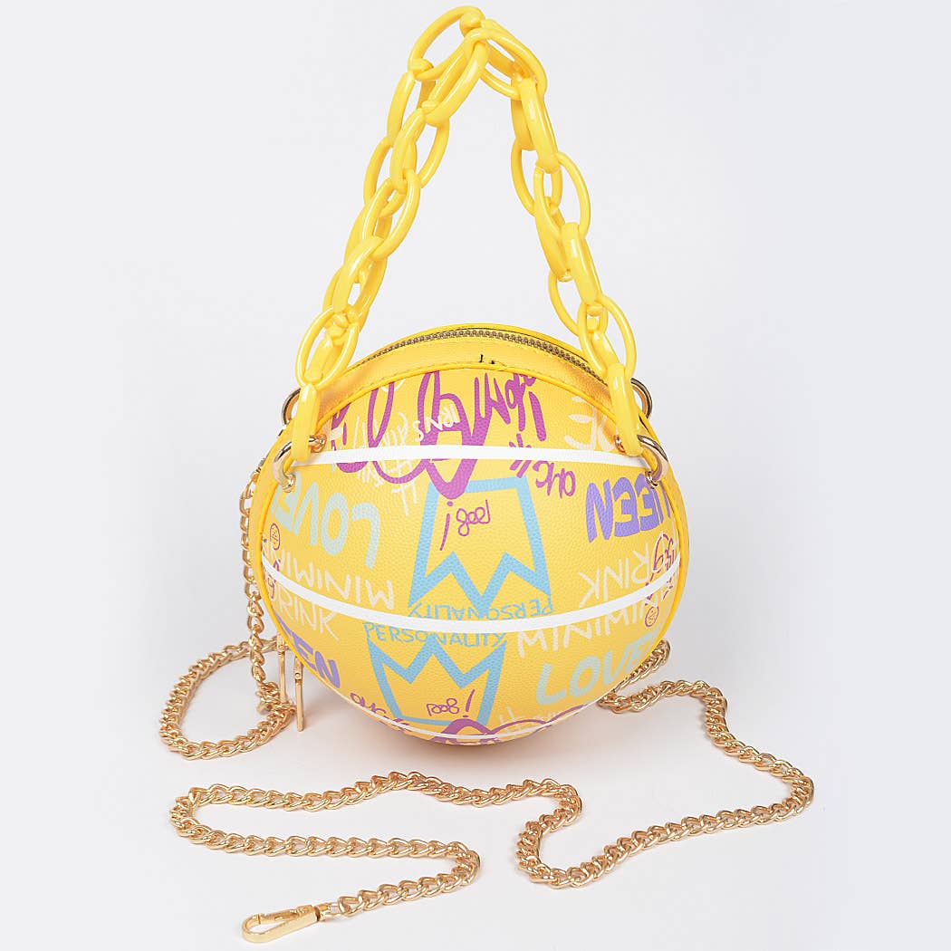 Graffiti Basketball Chain Bag