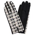 Fuzzy Check Plaid Pattern Smart Touch Gloves