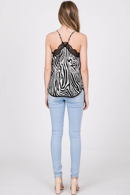 Lightweight Lace Detail Women's Camisole 5012IMT