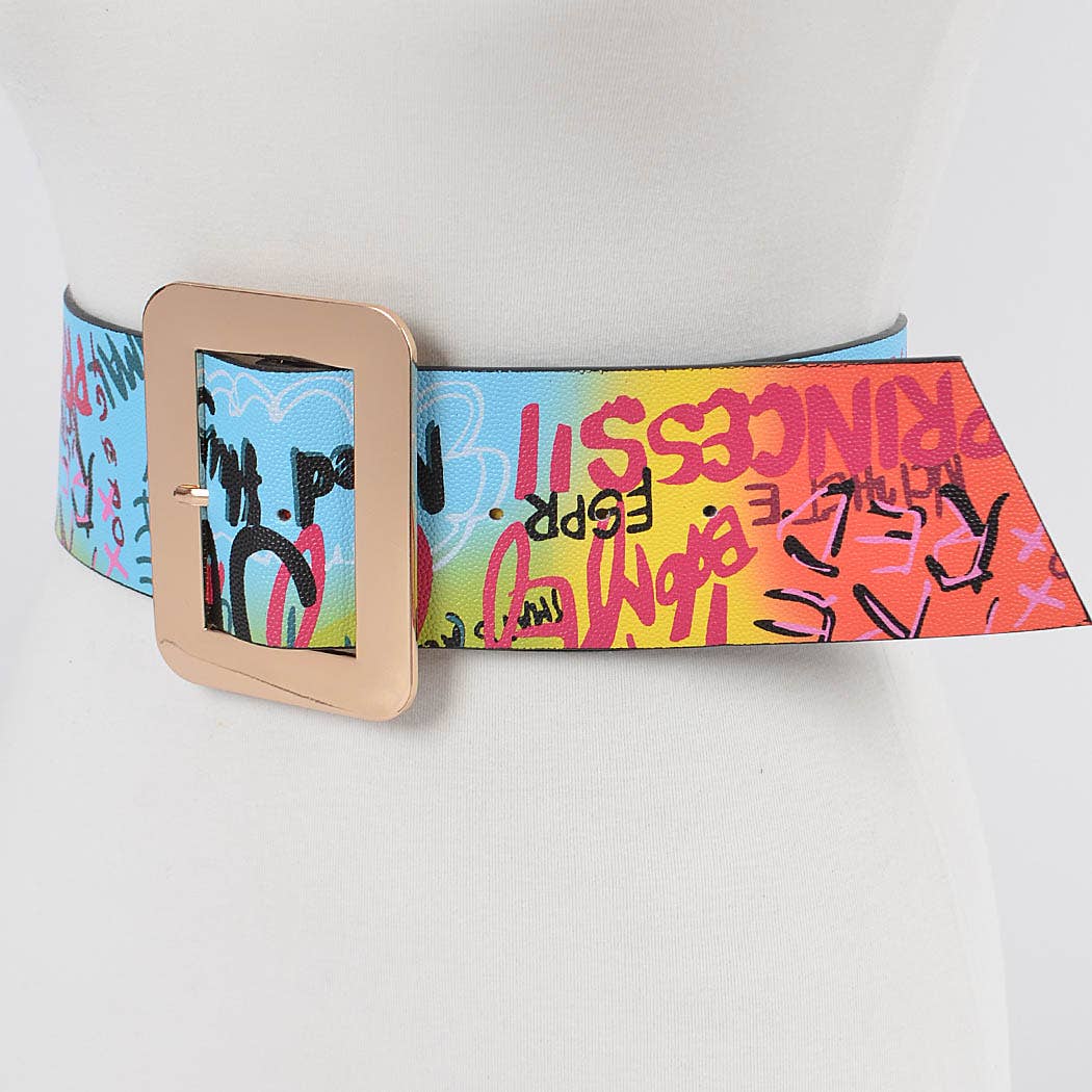 Graffiti Waist Belt