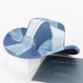 Cotton Denim Print Cowboy Hat