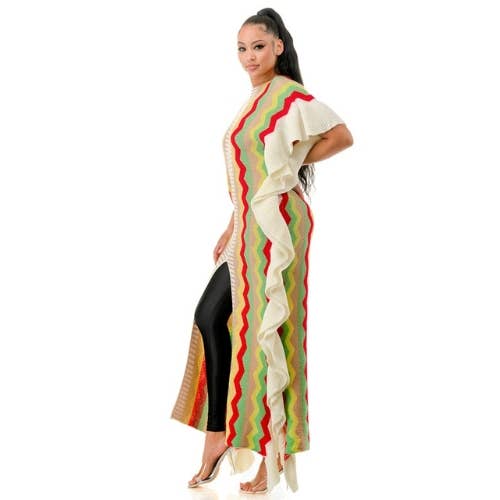 THICK KNIT TRIBAL DRESS