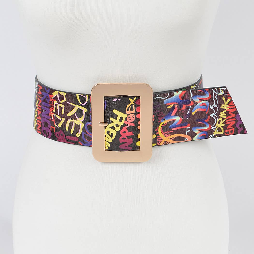 Graffiti Waist Belt