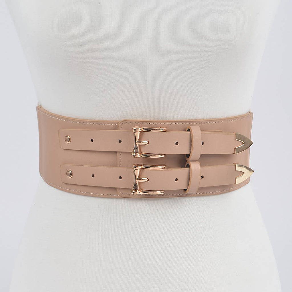Corset Stretch Plus Size Belt W/Two Buckles